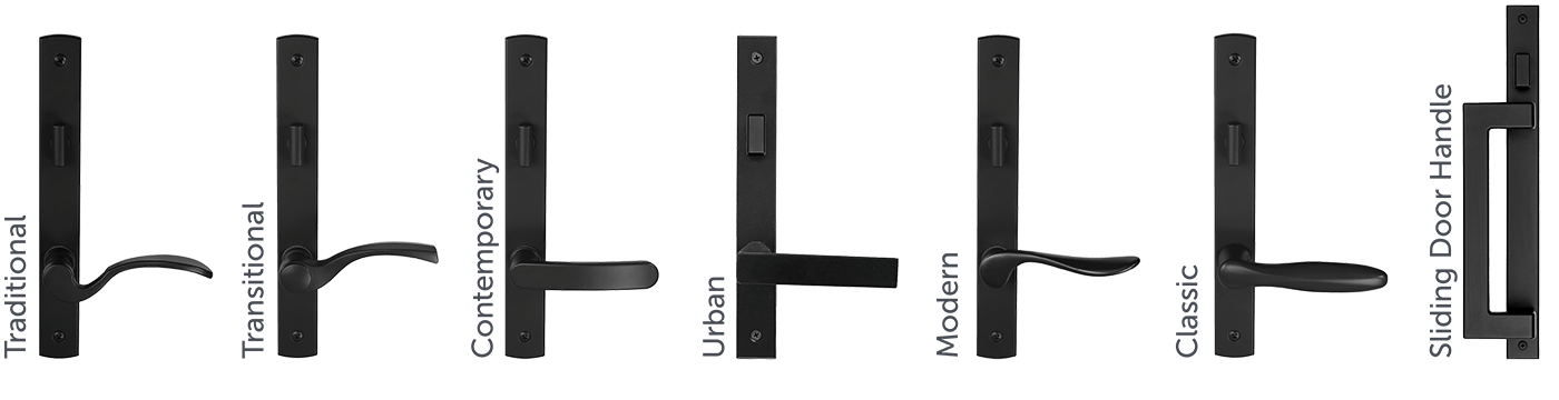 Door hardware style options